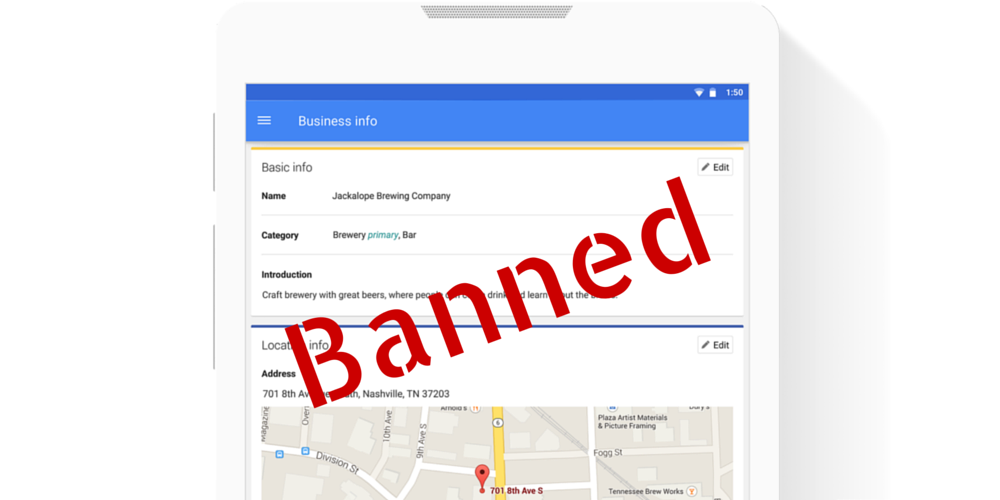 Google Local Listing Suspended