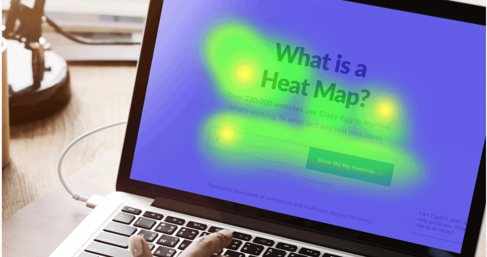 crazy egg heat map technology